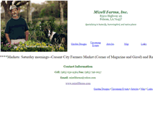 Tablet Screenshot of mizellfarms.com